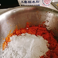 豆沙红薯芝麻香糯小饼——自制的小甜点的做法图解5