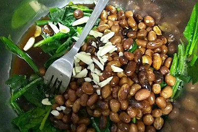 陈醋菠菜花生米