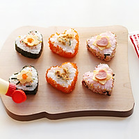 心形寿司卷-丘比沙拉酱的做法图解8