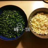 春意盎然【韭菜鸡蛋水煎饺】的做法图解1