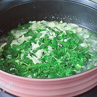 奶香苋菜鸡丝羹——宝宝辅食的做法图解7