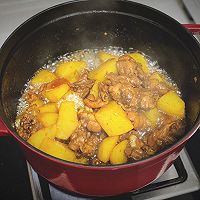 珐琅锅美食：家常土豆烧鸭的做法图解11