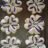 紫薯四叶草面包#东菱魔法云面包机#的做法图解12