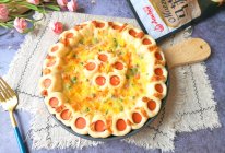 #2022烘焙料理大赛安佳披萨组复赛#花朵披萨的做法