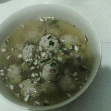 蘑菇肉丸汤