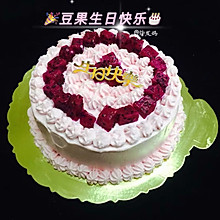 火龙果生日蛋糕