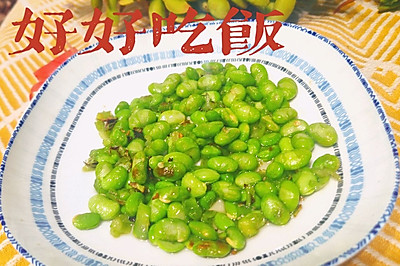 青椒炒毛豆