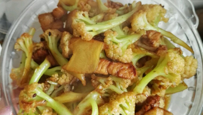 家常菜 快手菜 家常版 干锅有机菜花