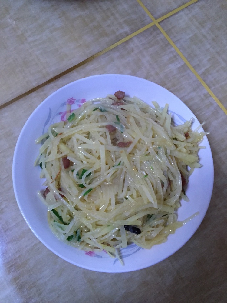 酸辣土豆丝的做法图解3