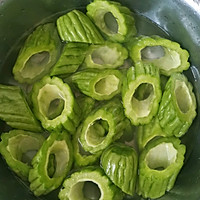 苦瓜酿肉的做法图解2