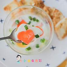 10个月以上三文鱼豆腐蒸蛋糕