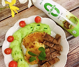 #纳福汇轻松喷出美味#土豆饼牛排的做法
