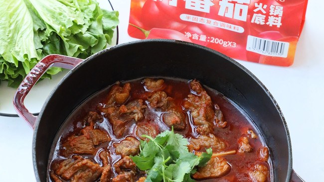 #在家邂逅美味火锅#番茄牛腩火锅的做法
