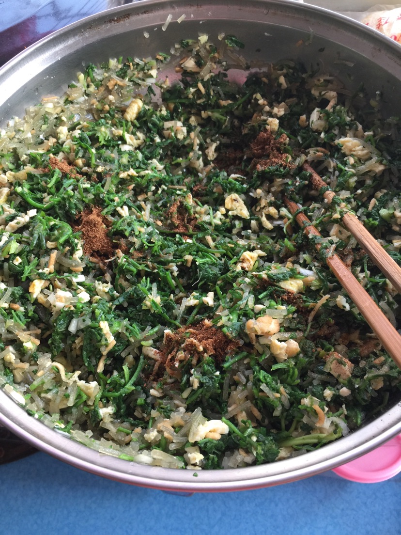 荠菜豆腐饺子的做法图解7