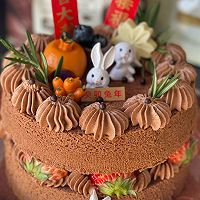 【兔年新春巧克力蛋糕】的做法图解20