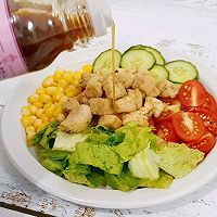 #丘比小能手料理课堂#鸡胸肉蔬菜沙拉的做法图解6