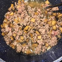 牛肉蘑菇酱，拌面酱的做法图解5