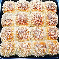 萌萌芝麻小面包（省时一次发酵法）的做法图解9