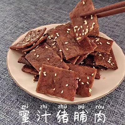 无添加的自制蜜汁猪脯肉