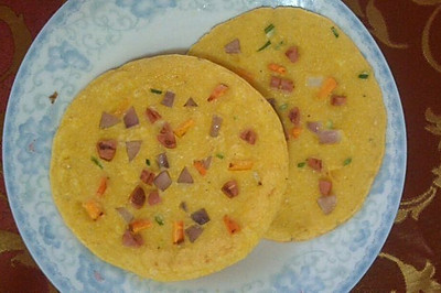 蔬杂玉米饼