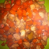 鸡胸脯炒胡萝卜的做法图解4