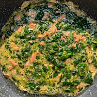 菠菜煎鸡蛋的做法图解8
