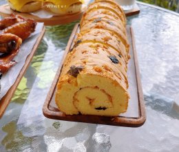 香葱肉松蛋糕卷｜最好吃的配方的做法