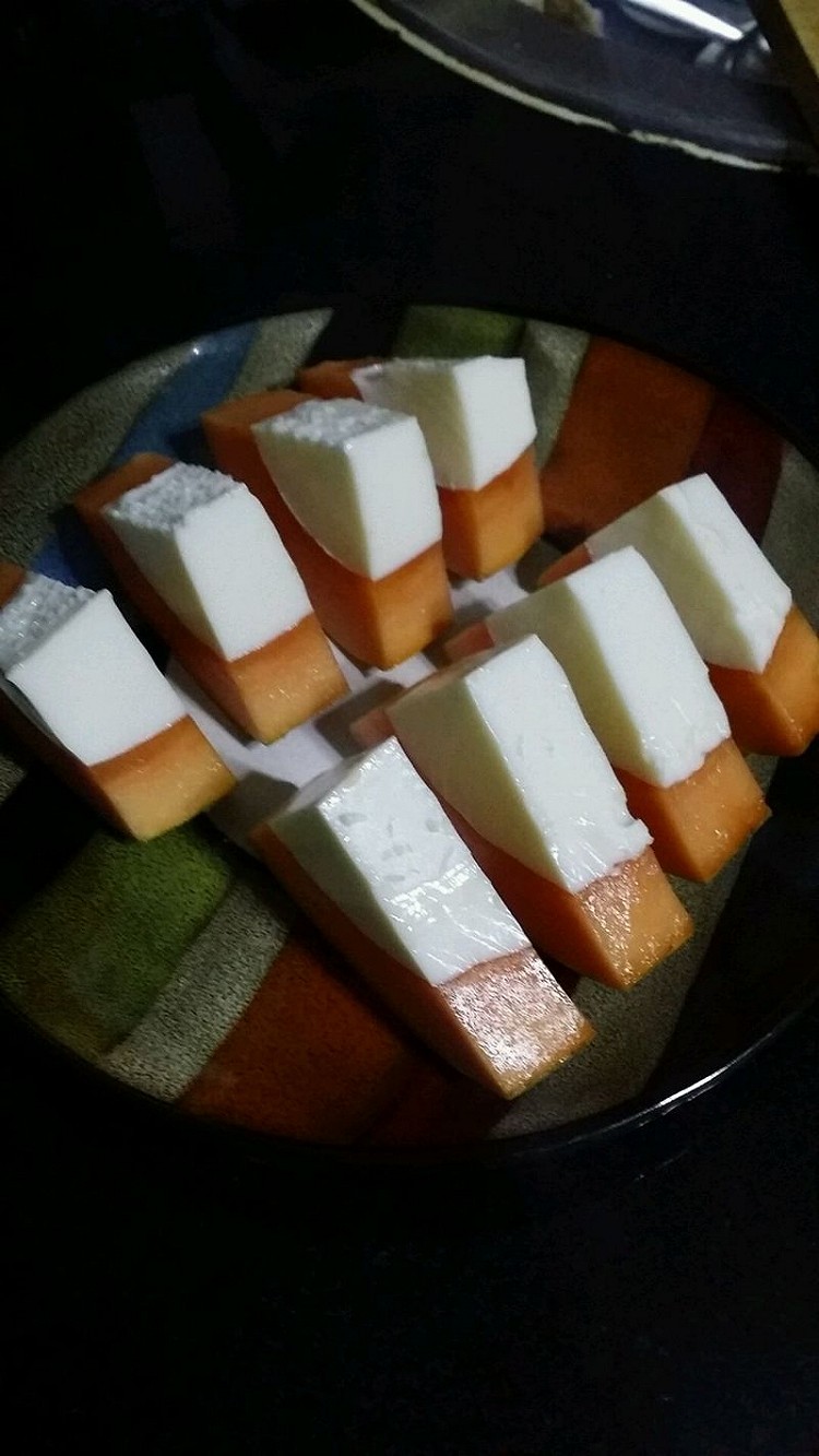 木瓜奶凍的做法