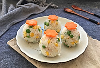 豌豆玉米饭团#柏翠辅食节-营养佐餐#的做法