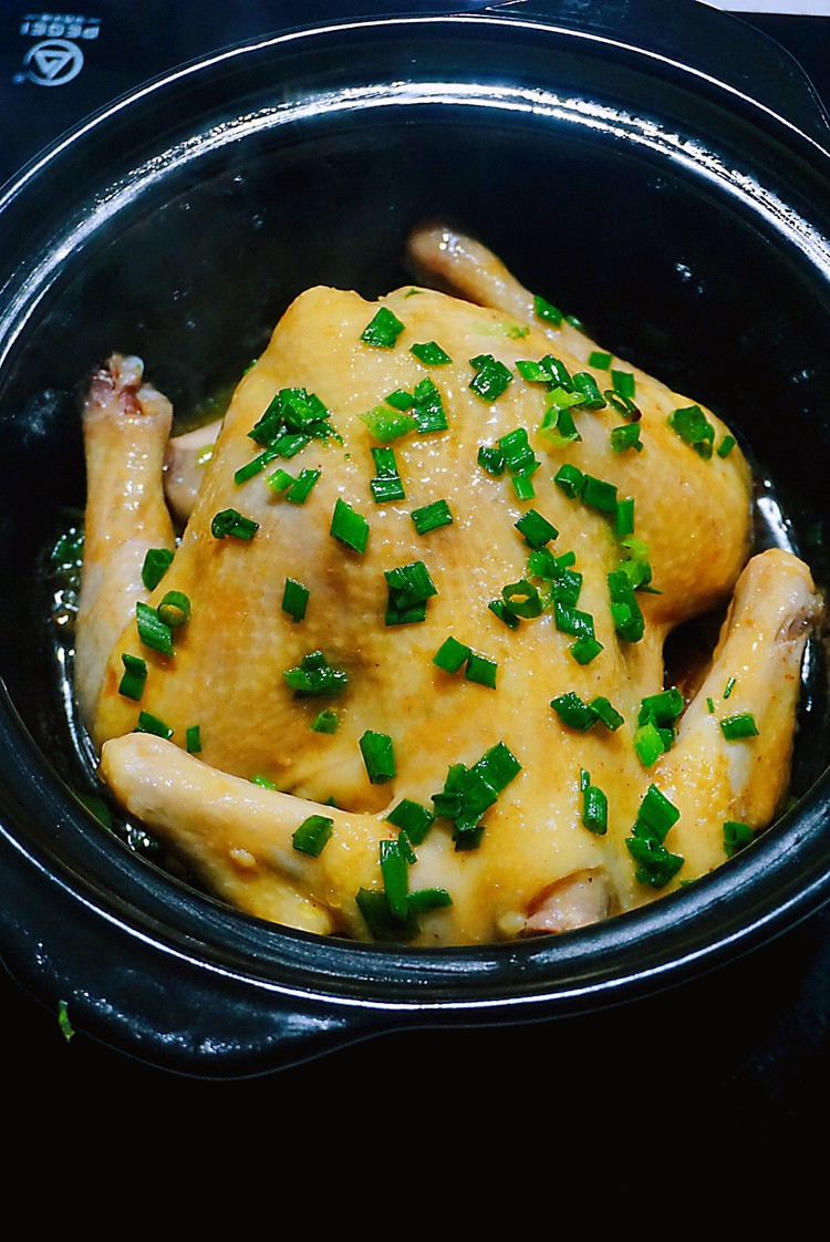 葱香盐焗鸡的做法