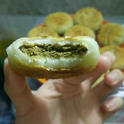 绿豆饼~炒菜锅版
