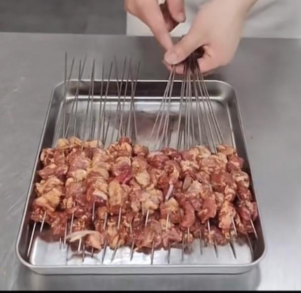 羊肉串制作的做法