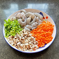 五彩鲜虾饺的做法图解1
