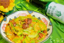#减一点更好#下饭神菜红烧肉炒西葫芦的做法