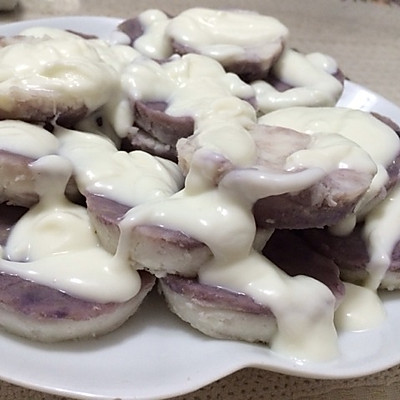 紫薯淮山酸奶饼