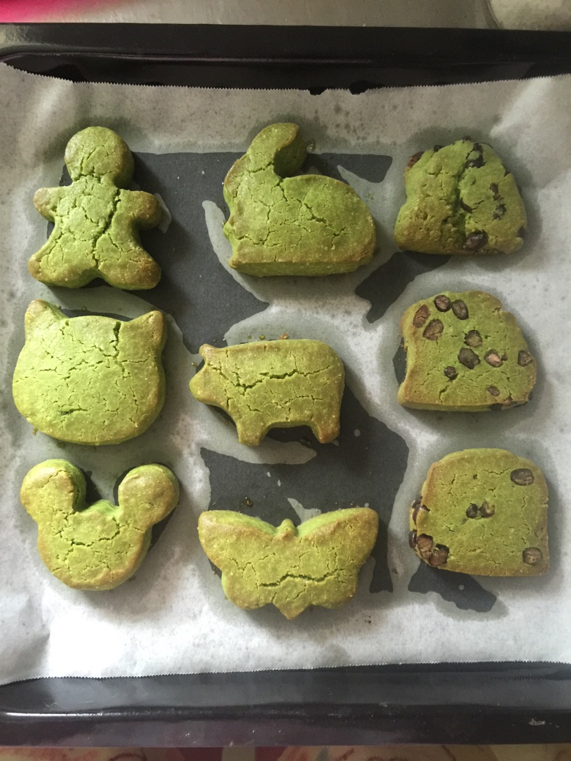 长帝烤箱版—日式抹茶松软小饼