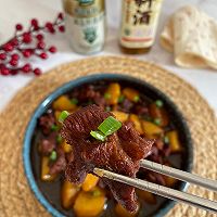 #家乡年味 鲜才够味#土豆炖羊肉的做法图解13