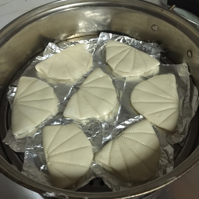 肥而不腻的肉肉荷叶夹#方太一代蒸传#的做法图解6
