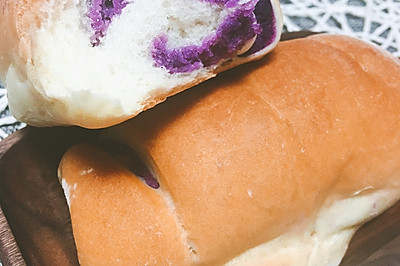 原谅我拍不出你的美的紫薯餐包