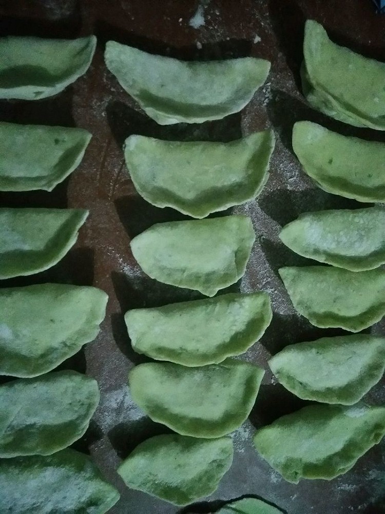 “绿色”水饺的做法