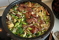 砂锅排骨烩菜的做法