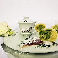 抹茶双色绿豆糕（面包机版）的做法图解12