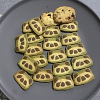 抹茶熊猫饼干的做法图解16