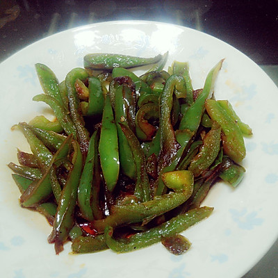 酱油炒青椒