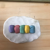 彩虹螺旋蛋黄酥的做法图解3