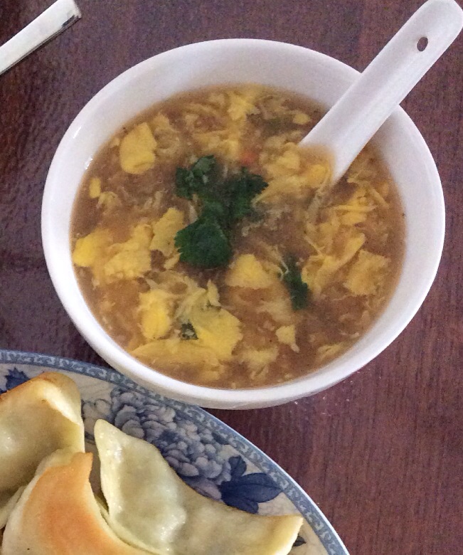 黑椒酸辣蛋花汤的做法