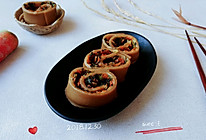 麻麻香莜红菜卷的做法