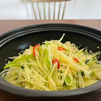 春日一口清爽：炝拌土豆丝儿的做法图解6
