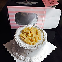 芒果布丁裱花蛋糕的做法图解3