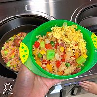 缤纷五彩炒饭！的做法图解6